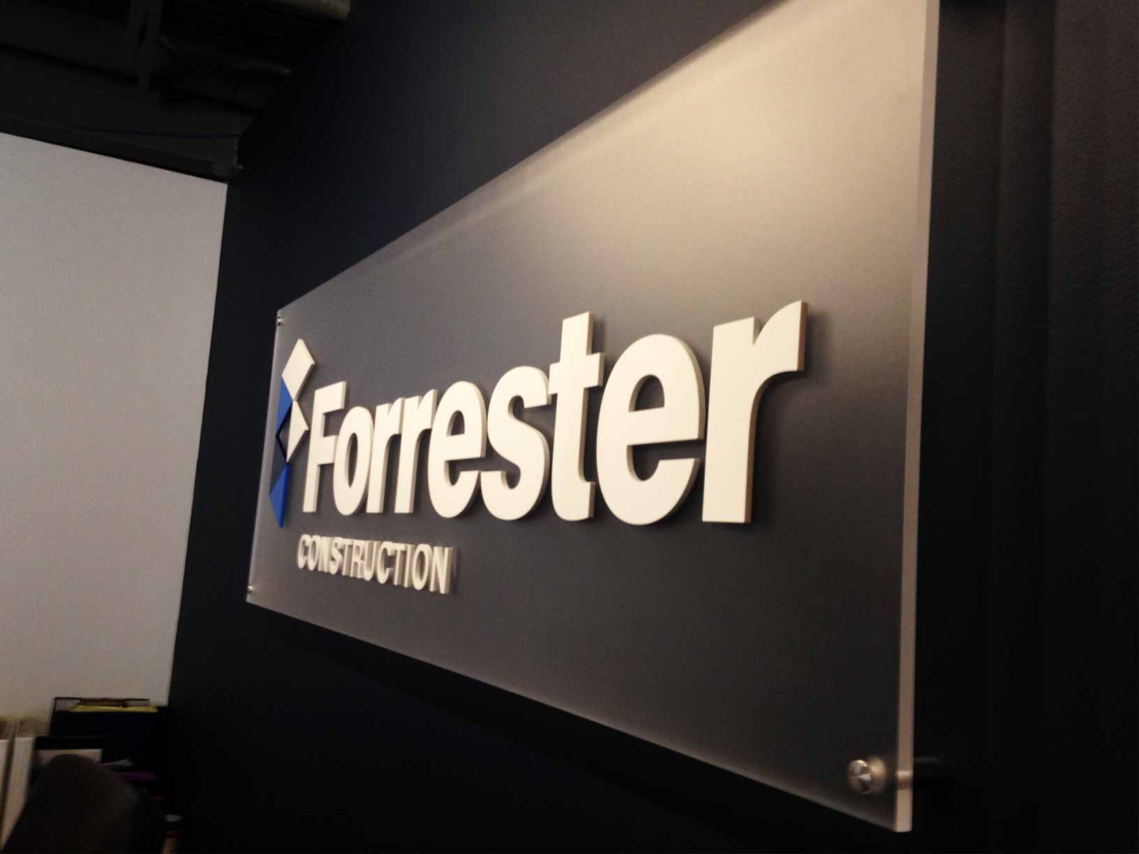 forrester construction dimensional lettering